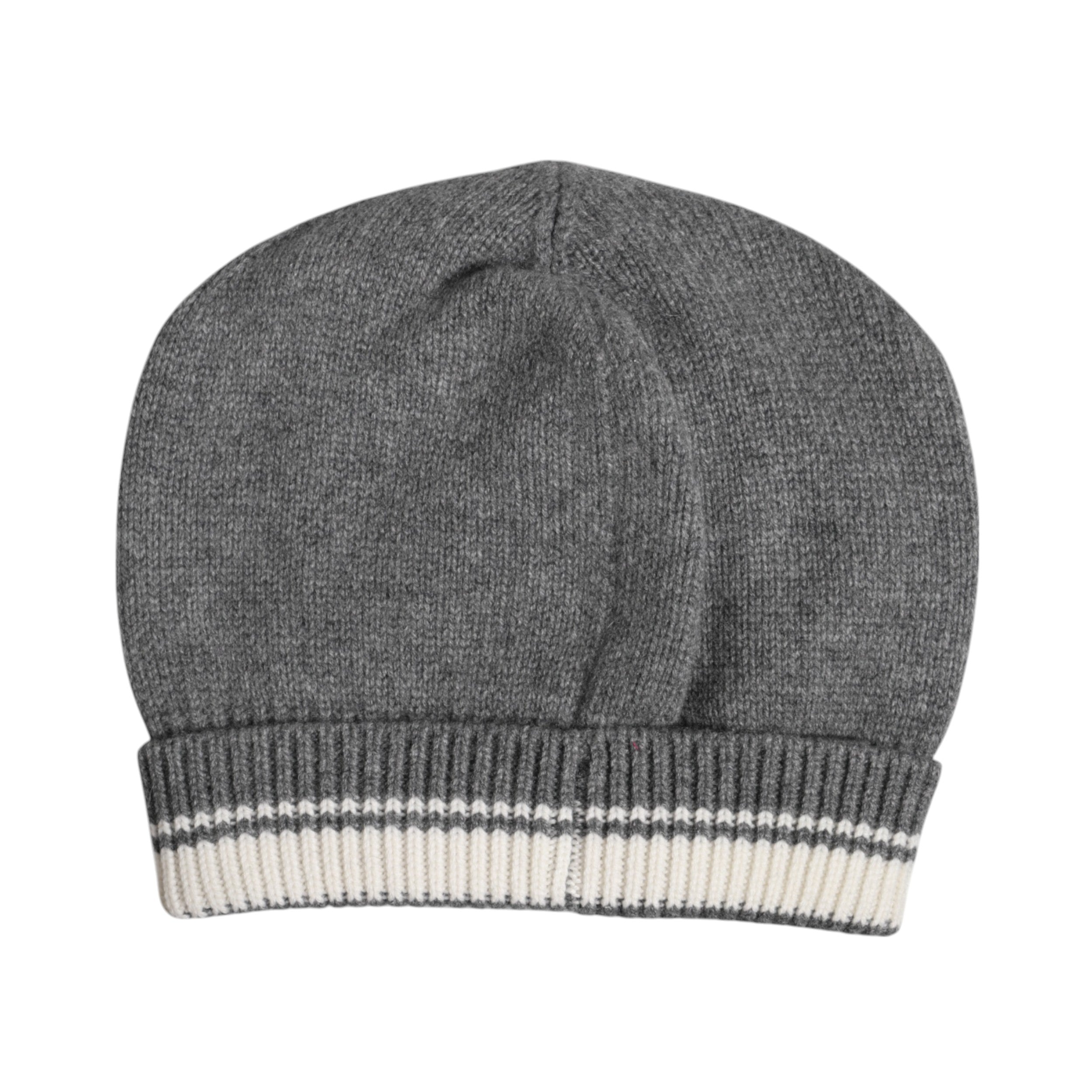 Dolce & Gabbana Gray Cashmere Knitted Winter Beanie Hat -   -  Dolce & Gabbana.