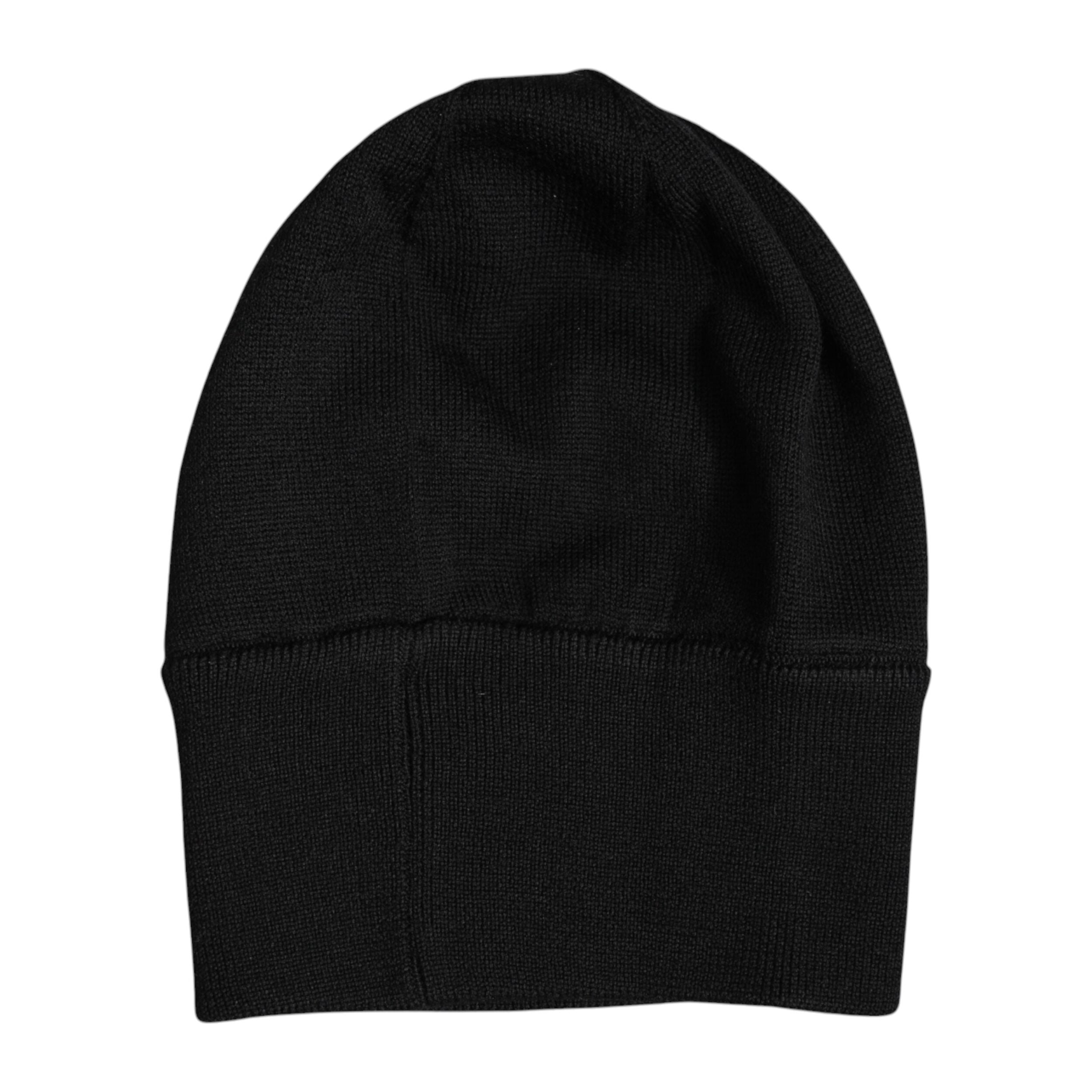 Dolce & Gabbana Black #DGLOVESLONDON Knitted Beanie Hat -   -  Dolce & Gabbana.
