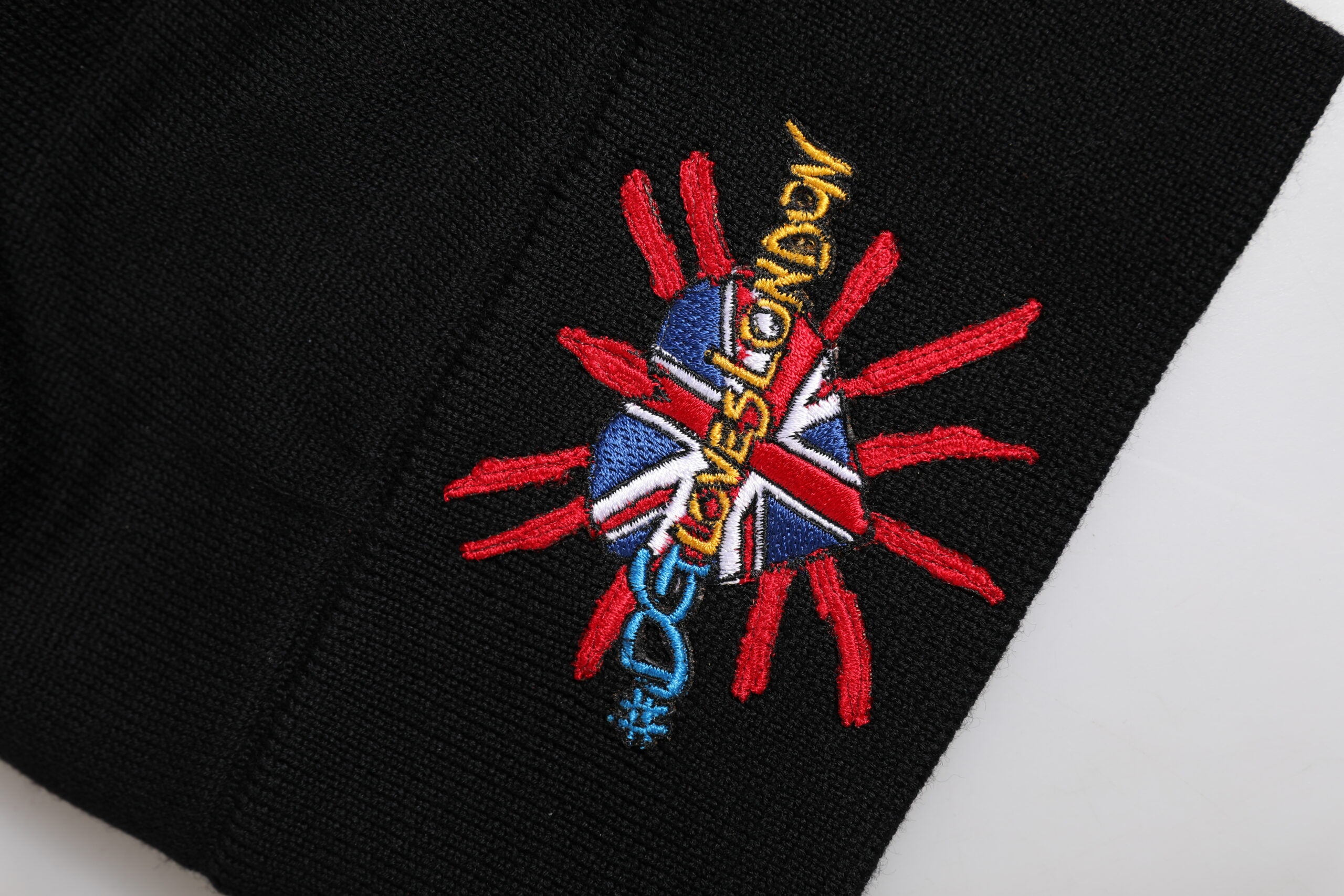 Dolce & Gabbana Black #DGLOVESLONDON Knitted Beanie Hat -   -  Dolce & Gabbana.