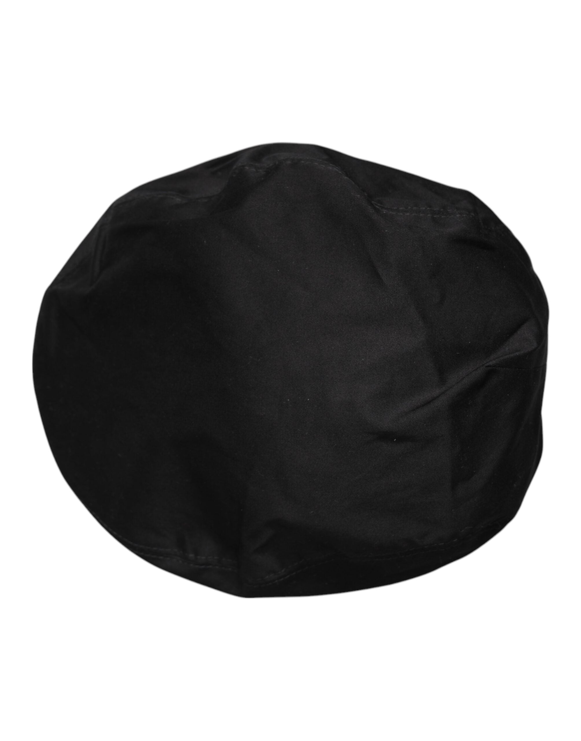 Dolce & Gabbana Black Cotton Newsboy Capello Cabbie Hat -   -  Dolce & Gabbana.
