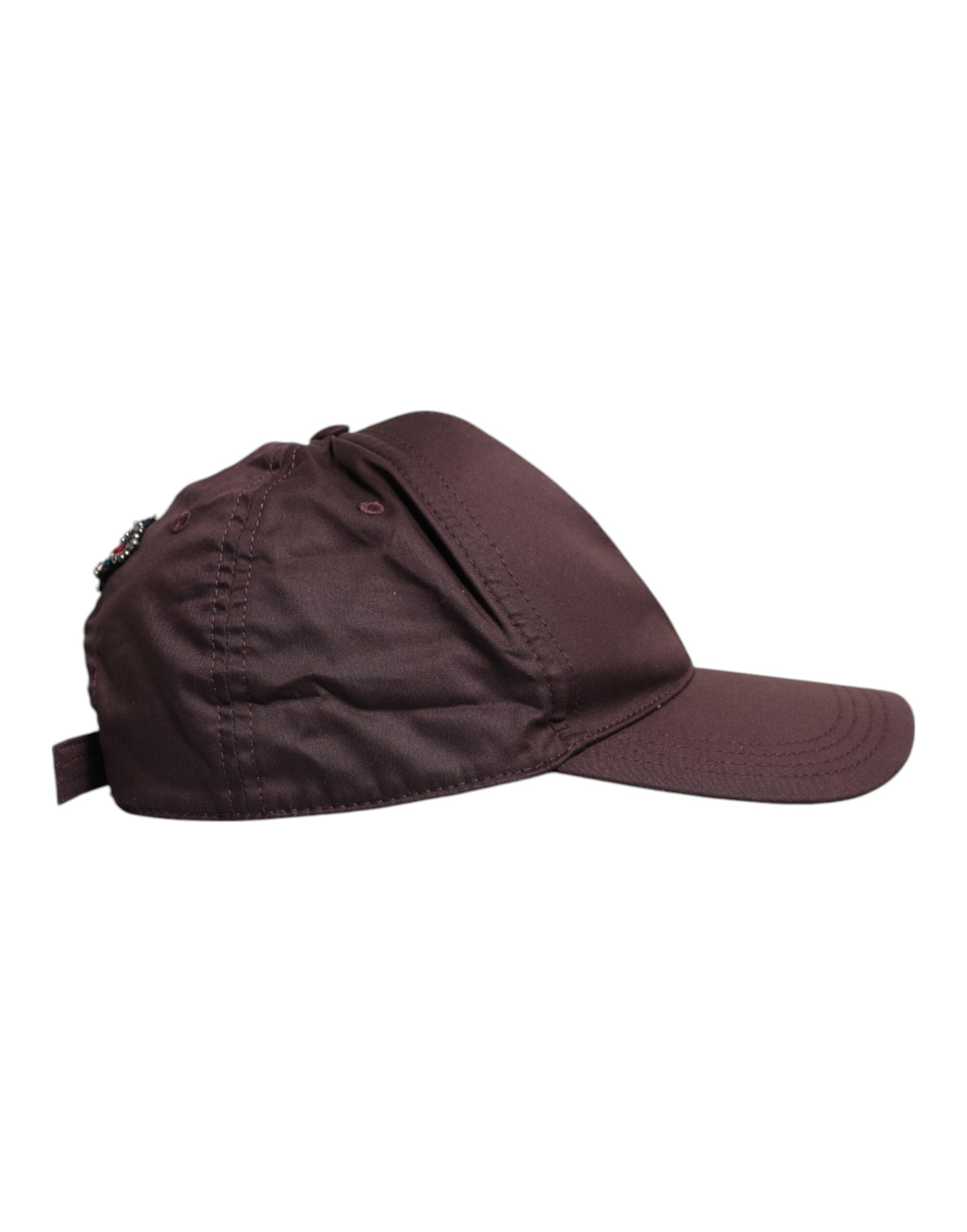 Dolce & Gabbana Brown Cotton DG Crown 6 Panels Baseball Cap -   -  Dolce & Gabbana.