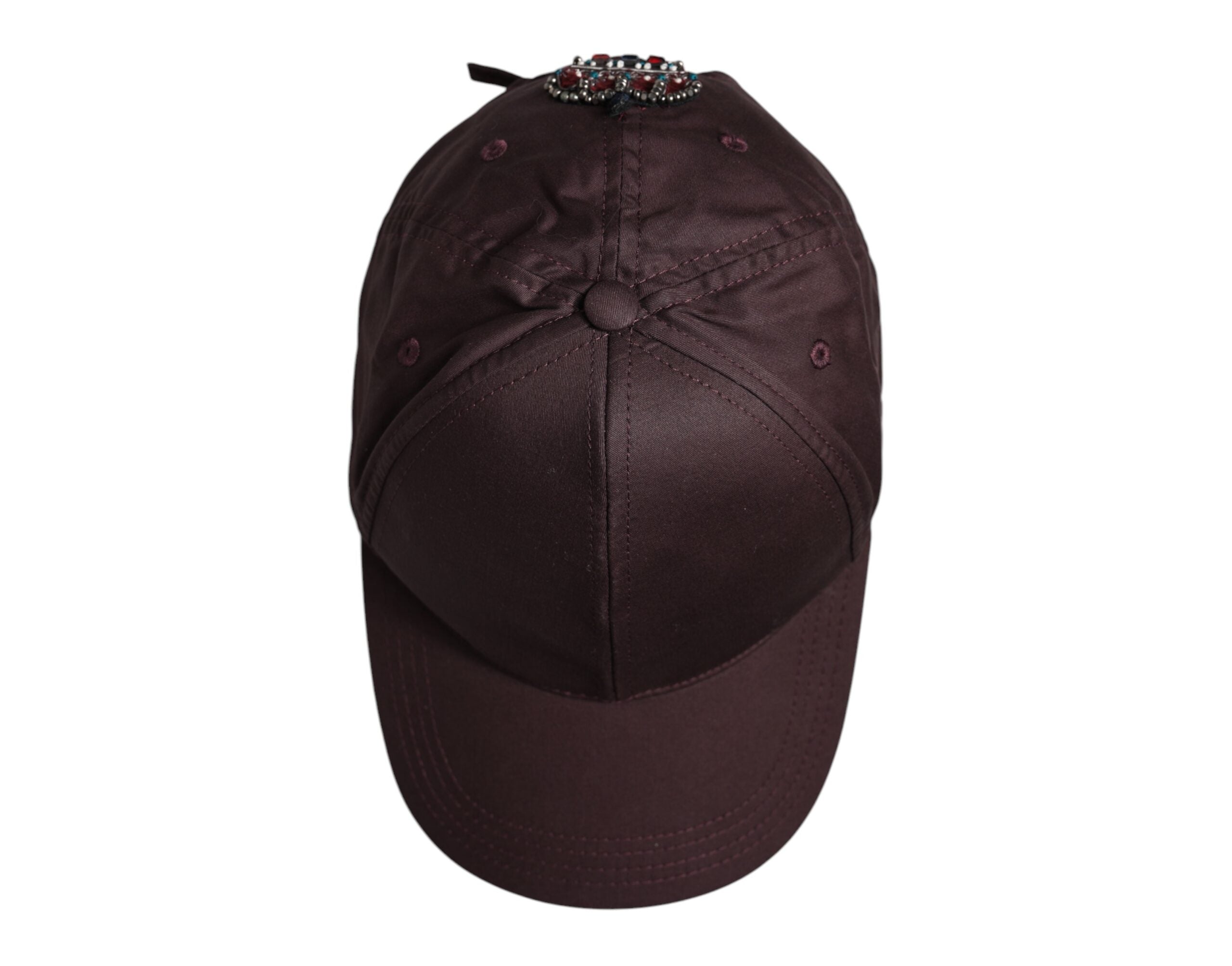 Dolce & Gabbana Brown Cotton DG Crown 6 Panels Baseball Cap -   -  Dolce & Gabbana.