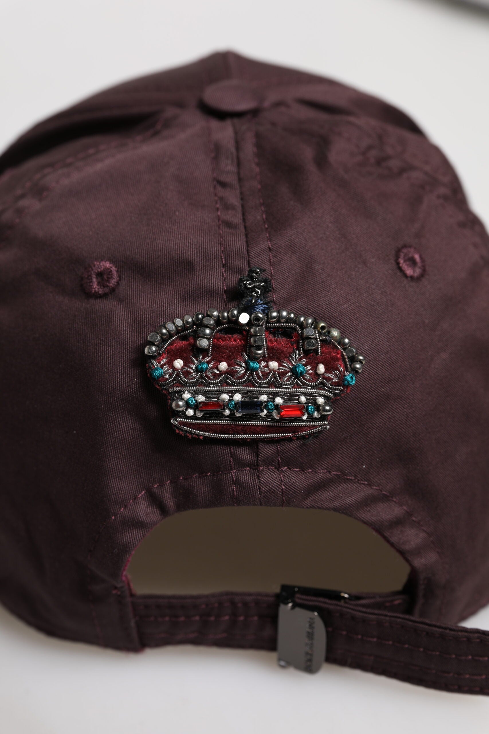 Dolce & Gabbana Brown Cotton DG Crown 6 Panels Baseball Cap -   -  Dolce & Gabbana.