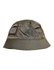 Dolce & Gabbana Brown DG Plaque Wide Brim Bucket Hat -   -  Dolce & Gabbana.