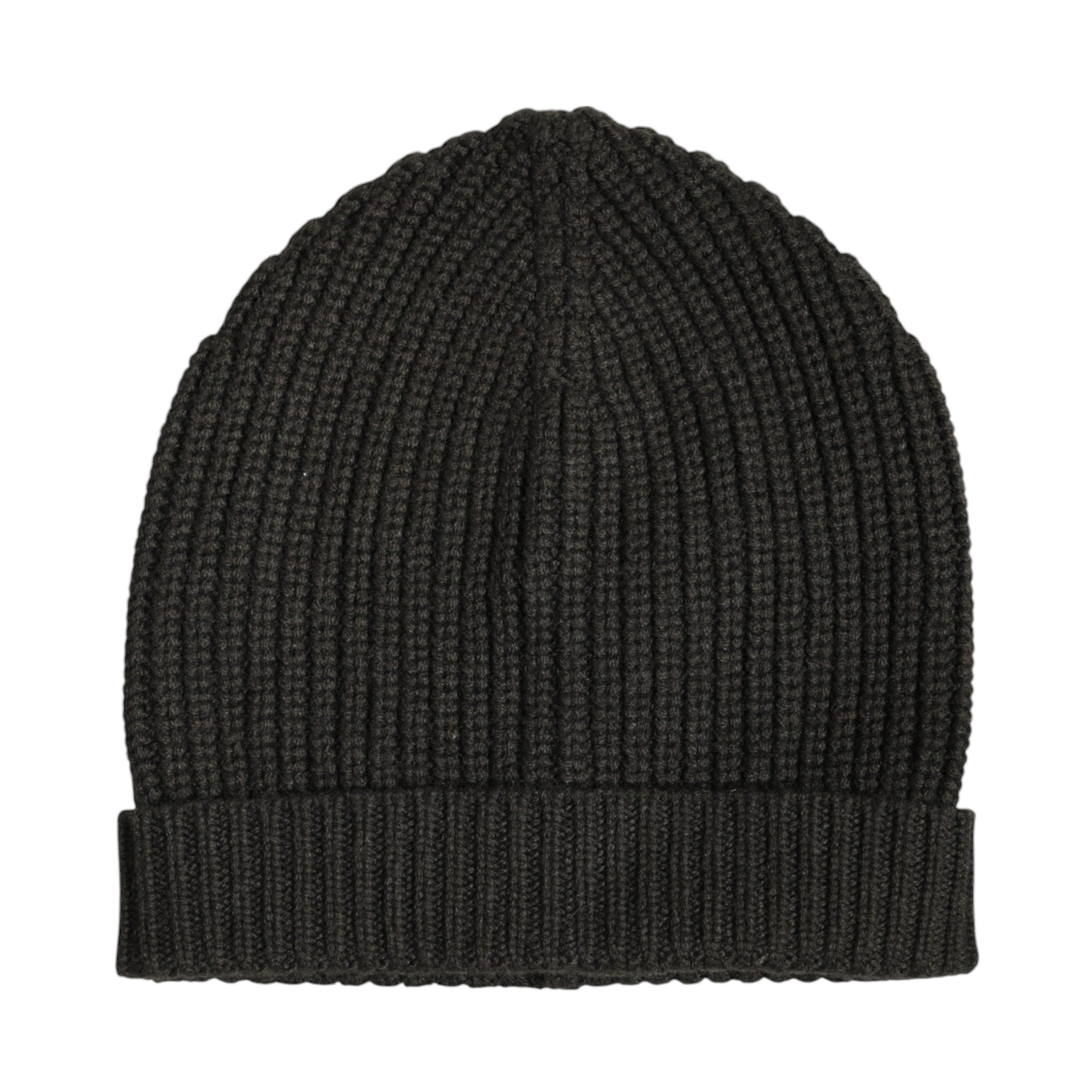 Dolce & Gabbana Dark Gray Cashmere Knit Winter Beanie Hat -   -  Dolce & Gabbana.