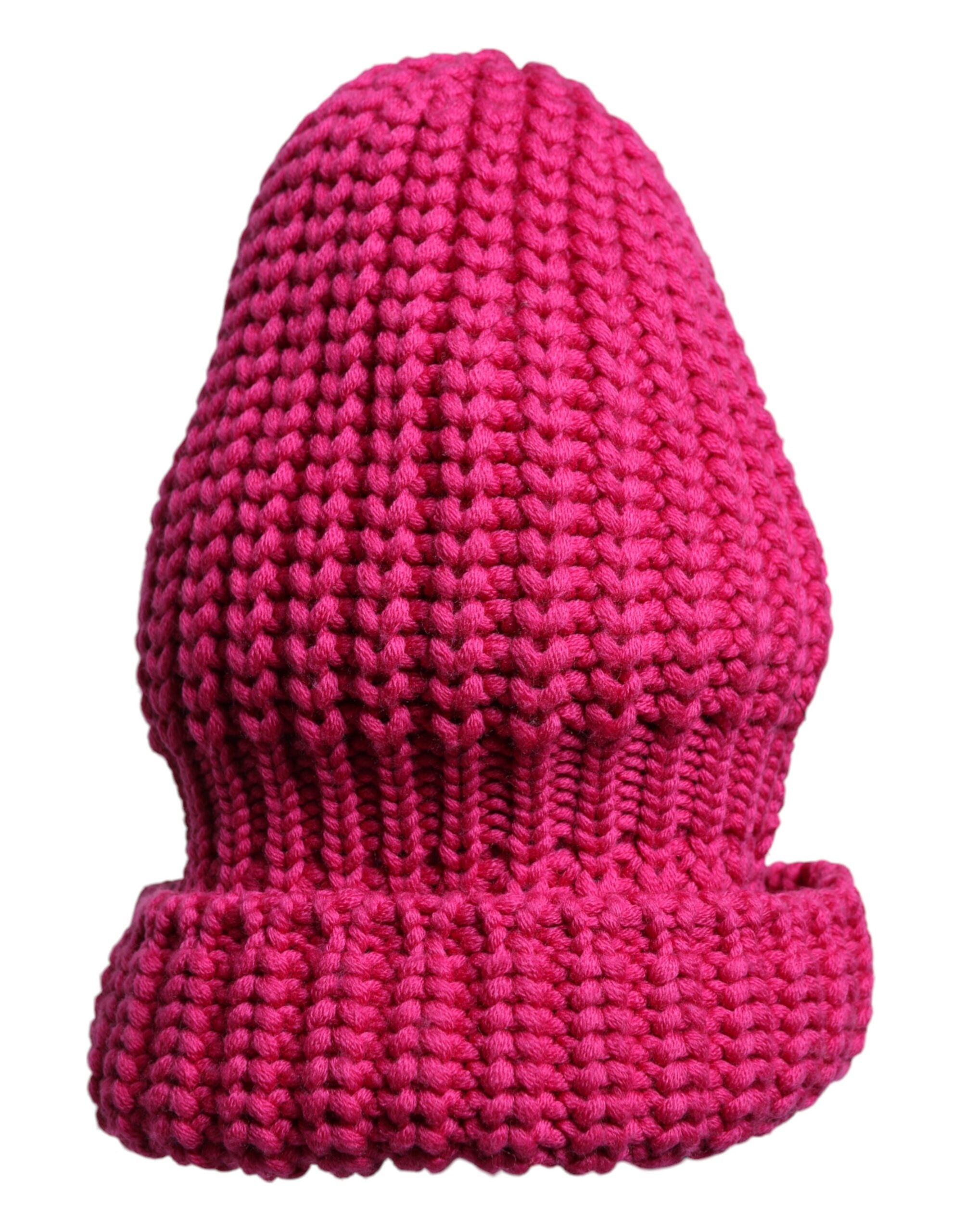 Dolce & Gabbana Pink Solid Wool Knitted Winter Beanie Hat -   -  Dolce & Gabbana.