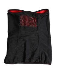 Dolce & Gabbana Black Nylon Knitted Neck Warmer Balaclava Scarf -   -  Dolce & Gabbana.