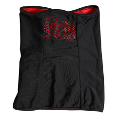 Dolce & Gabbana Black Nylon Knitted Neck Warmer Balaclava Scarf -   -  Dolce & Gabbana.