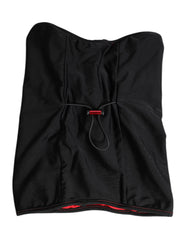 Dolce & Gabbana Black Nylon Knitted Neck Warmer Balaclava Scarf -   -  Dolce & Gabbana.
