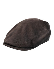 Dolce & Gabbana Brown Cotton Newsboy Capello Cabbie Hat -   -  Dolce & Gabbana.