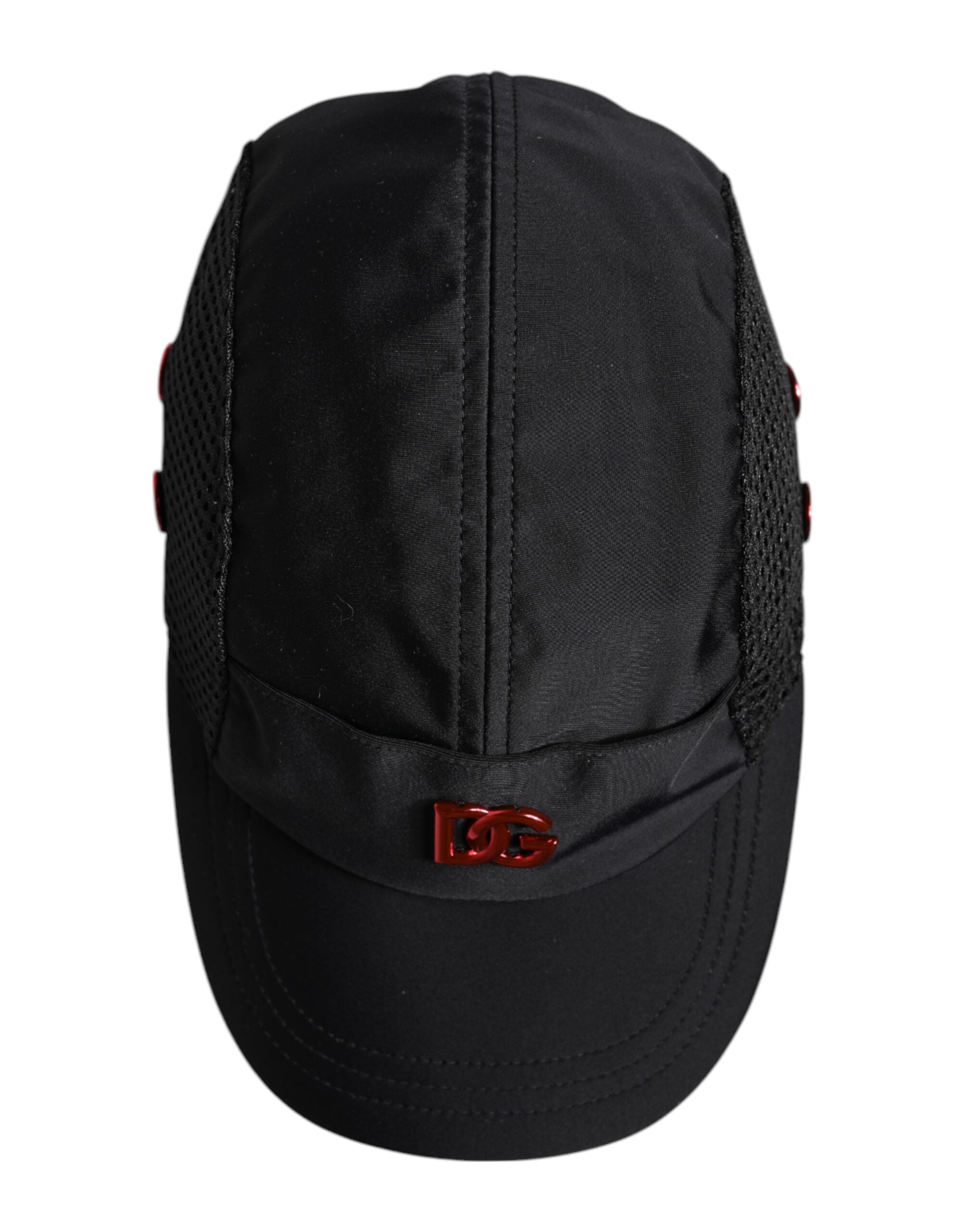 Dolce & Gabbana Black Nylon Logo 6 Panels Baseball Cap -   -  Dolce & Gabbana.