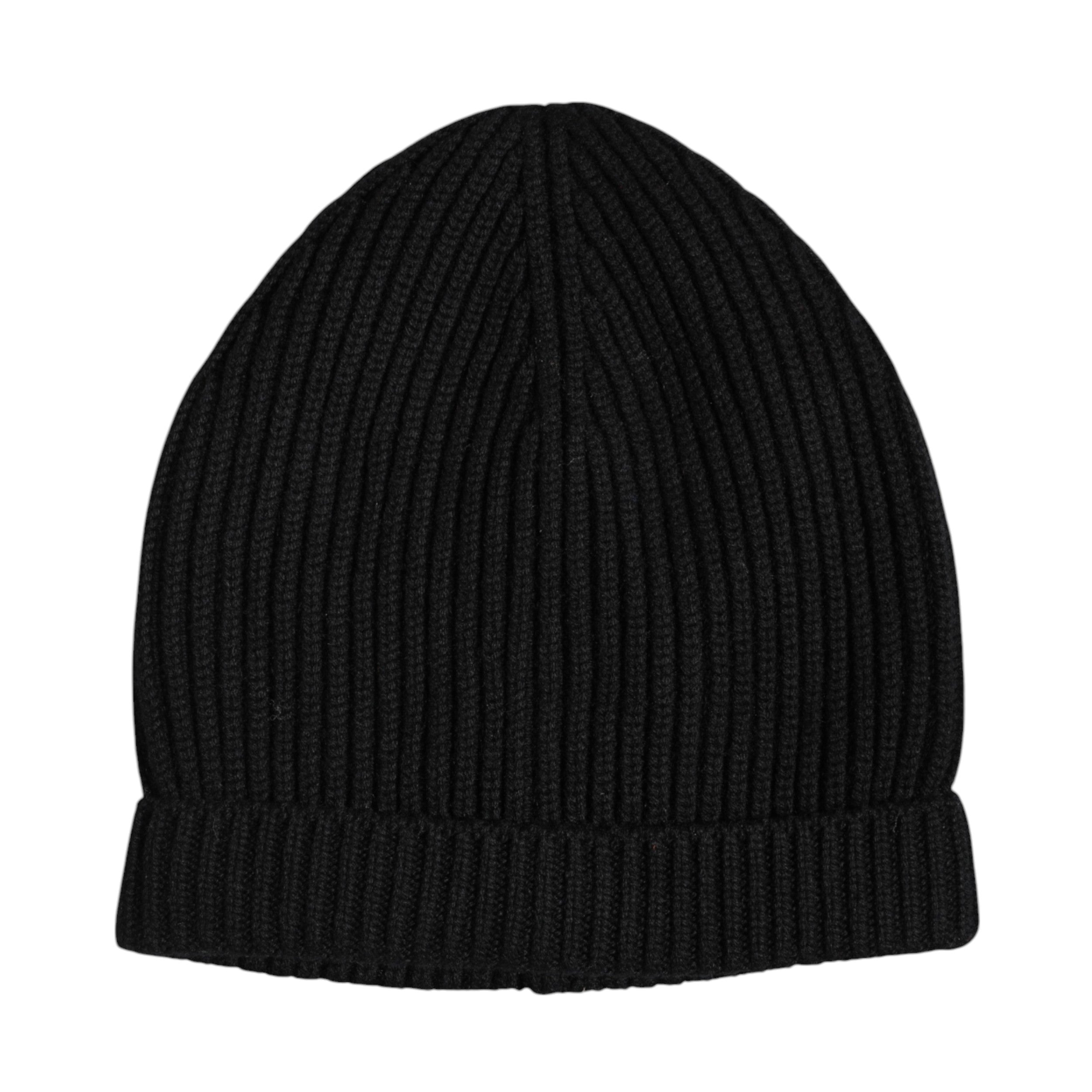 Dolce & Gabbana Black Cashmere Knitted Winter Beanie Hat -   -  Dolce & Gabbana.