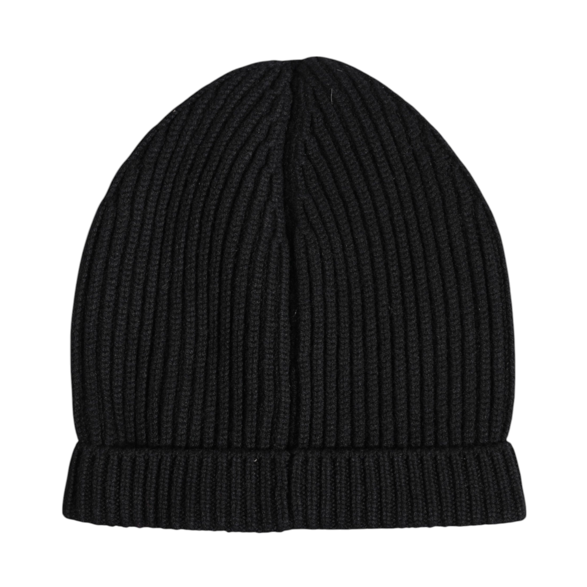 Dolce & Gabbana Black Cashmere Knitted Winter Beanie Hat -   -  Dolce & Gabbana.
