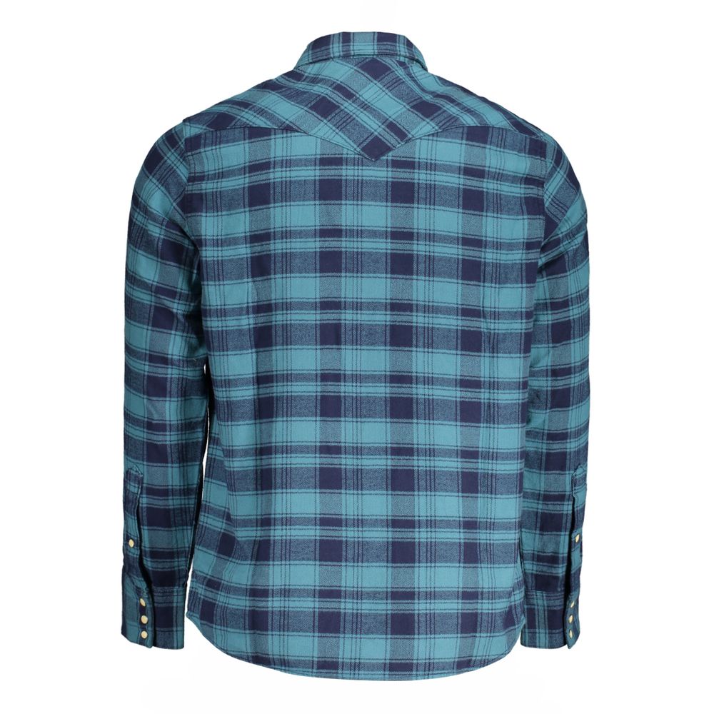 Wrangler Blue Cotton Shirt -   -  Wrangler.