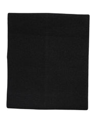 Dolce & Gabbana Black Cashmere Knitted Neck Warmer Foulard Scarf -   -  Dolce & Gabbana.