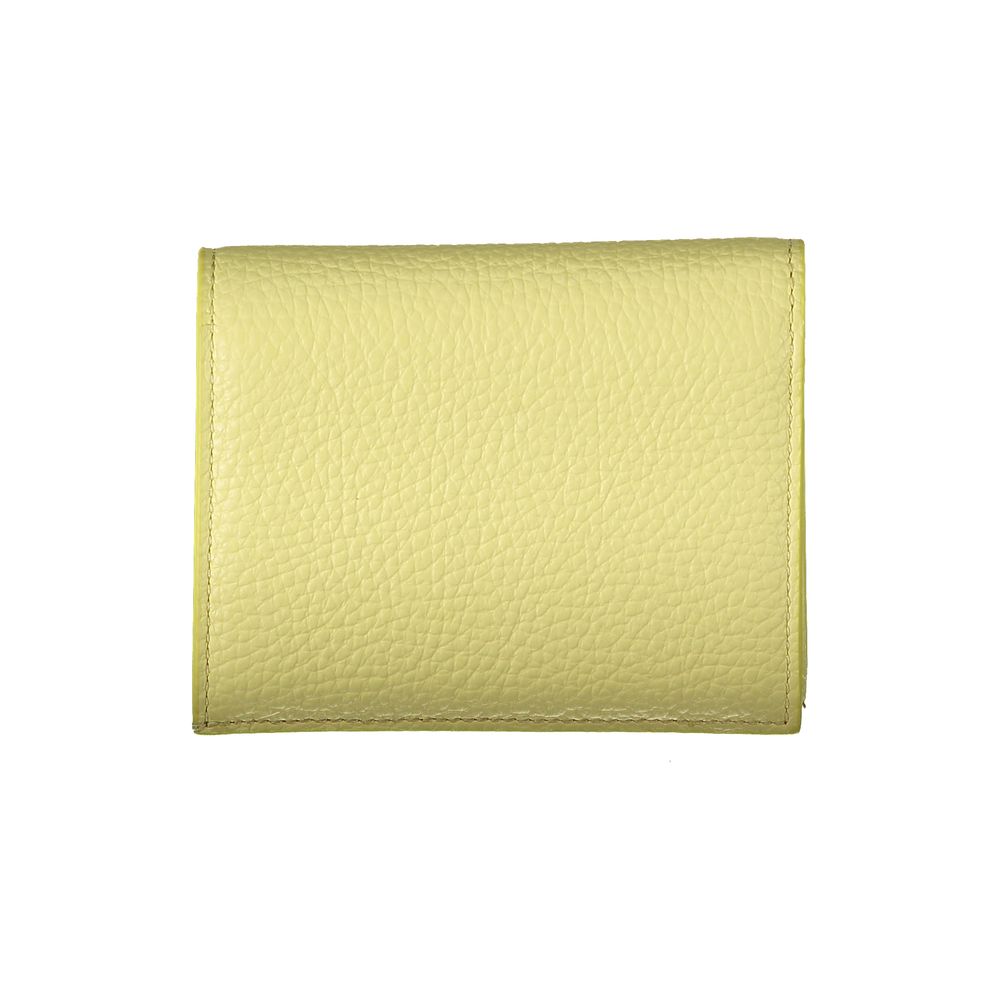 Coccinelle Yellow Leather Wallet -   -  Coccinelle.