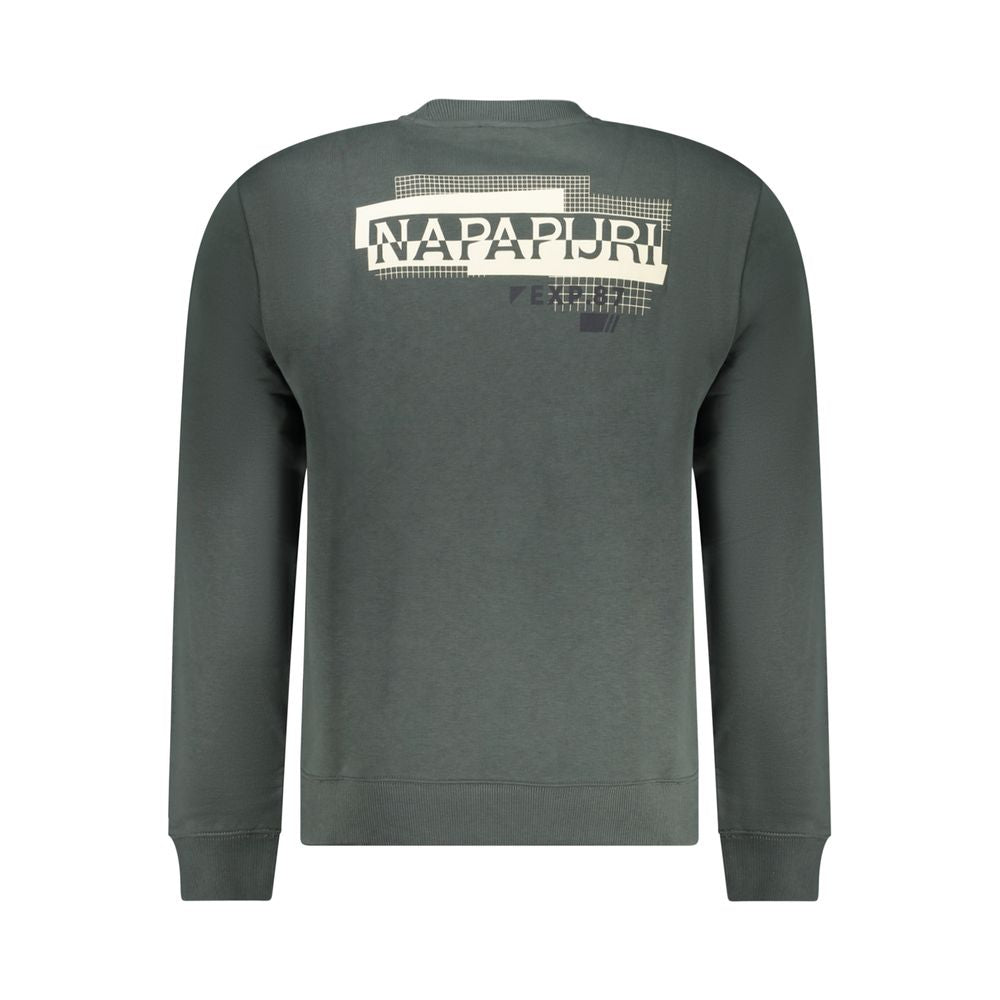 Napapijri Green Cotton Sweater -   -  Napapijri.