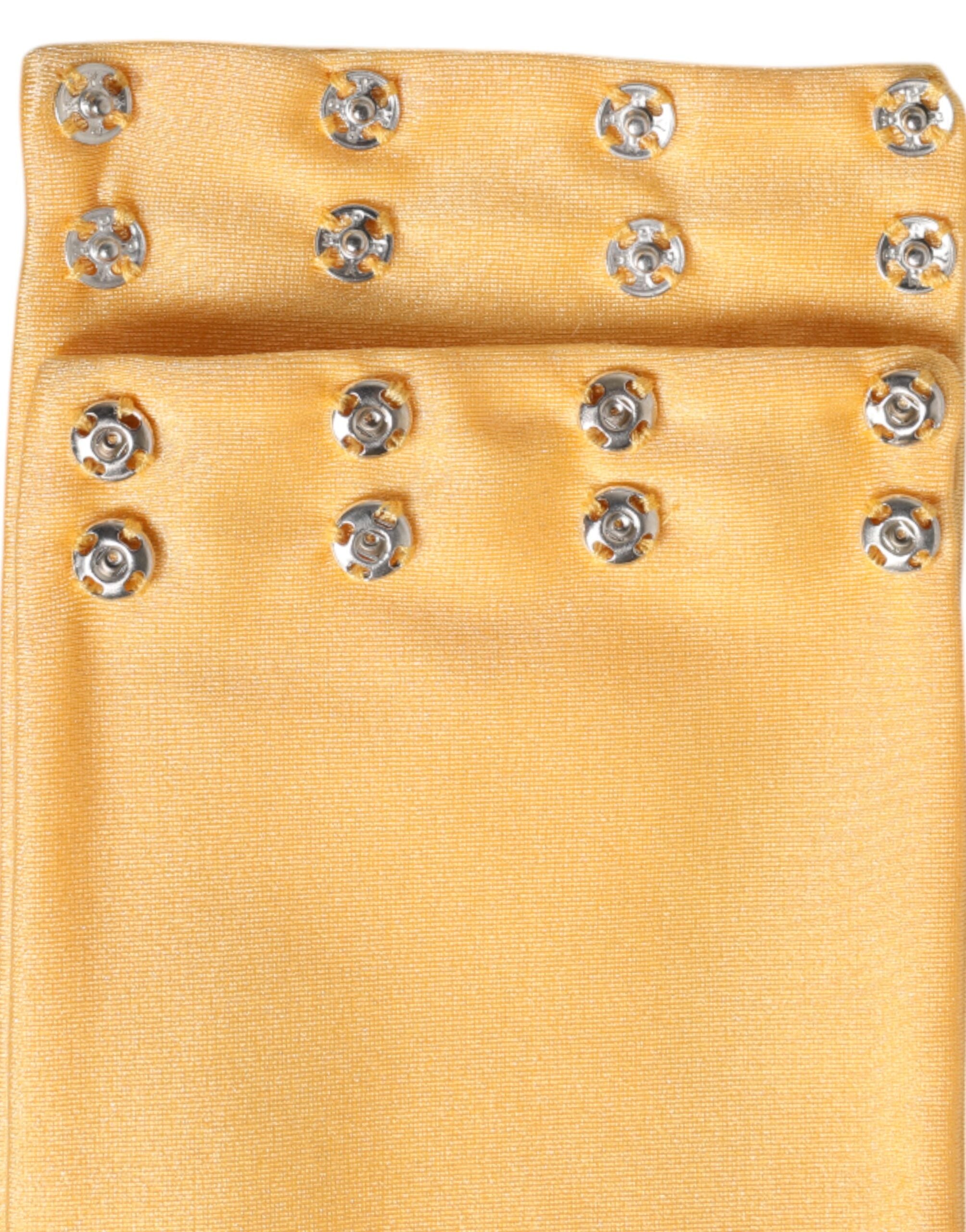 Dolce & Gabbana Yellow Nylon Stretch Women Neck Warmer Scarf -   -  Dolce & Gabbana.