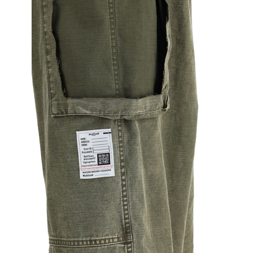 Maison Mihara Yasuhiro Baggy cotton Pants -   -  Maison Mihara Yasuhiro.