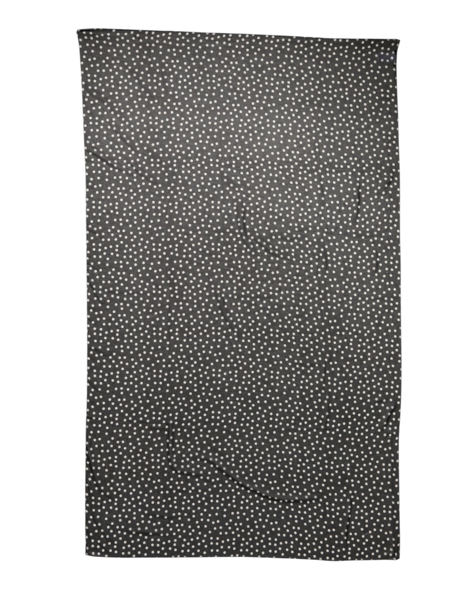 Dolce & Gabbana Black Polka Dots Polyester Wrap Shawl Scarf -   -  Dolce & Gabbana.