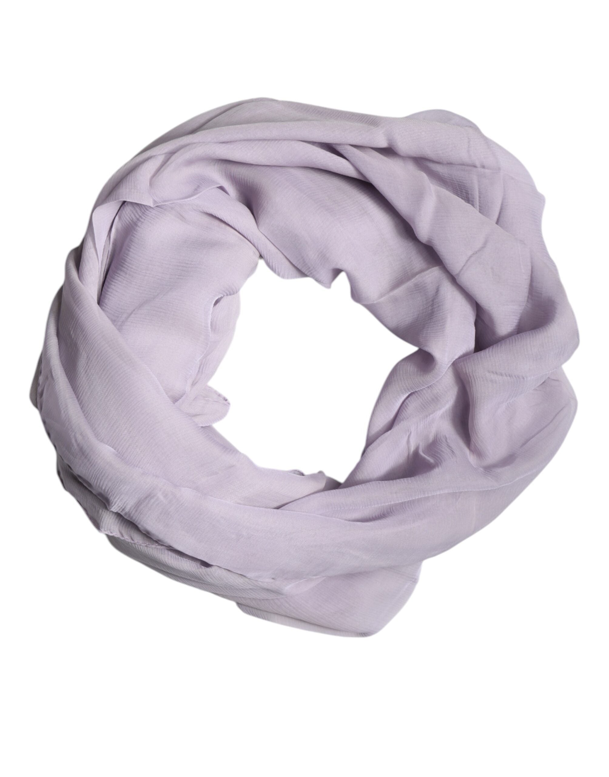 Dolce & Gabbana Purple Silk Rectangle Wrap Shawl Scarf -   -  Dolce & Gabbana.