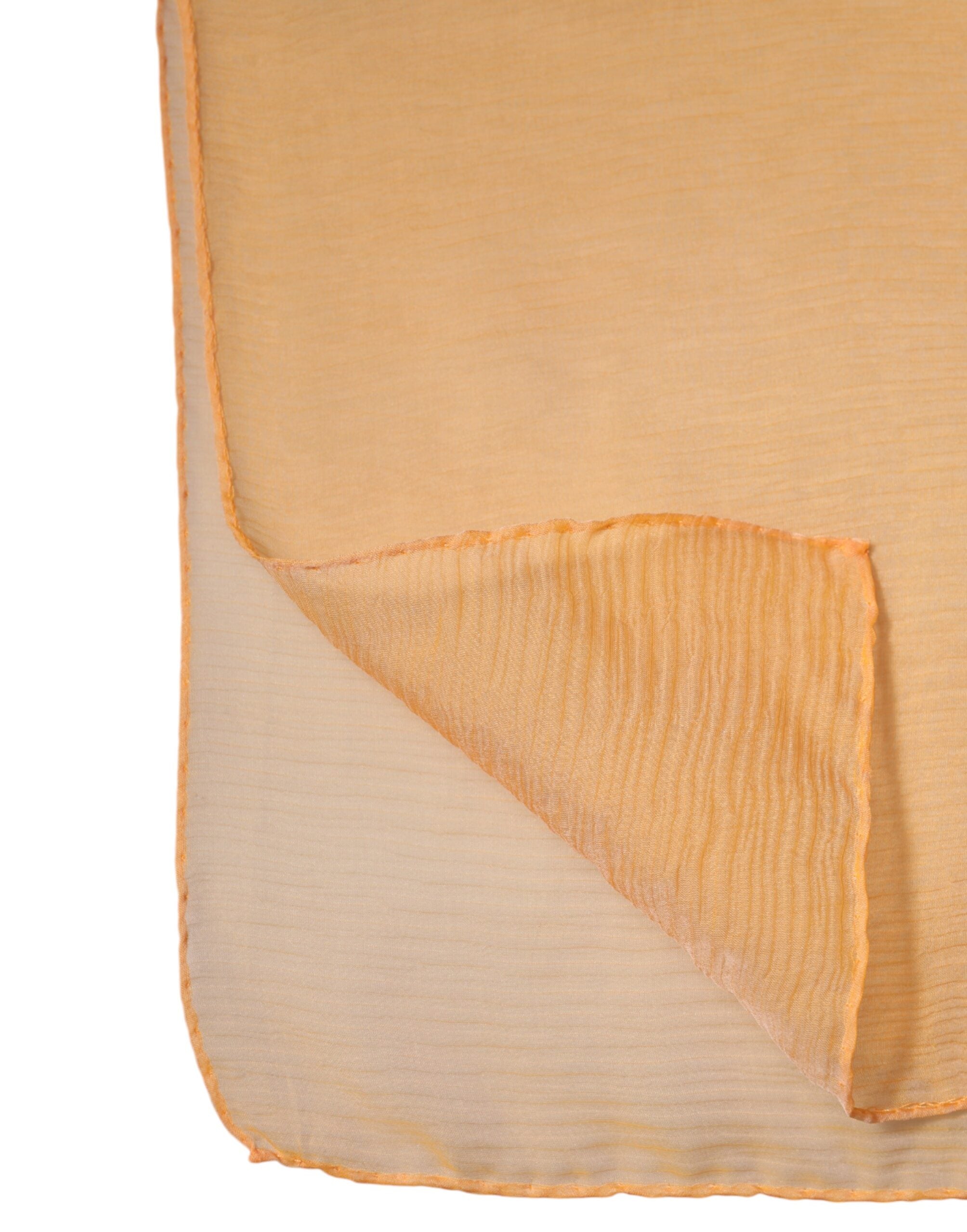 Dolce & Gabbana Orange Silk Rectangle Wrap Shawl Scarf -   -  Dolce & Gabbana.