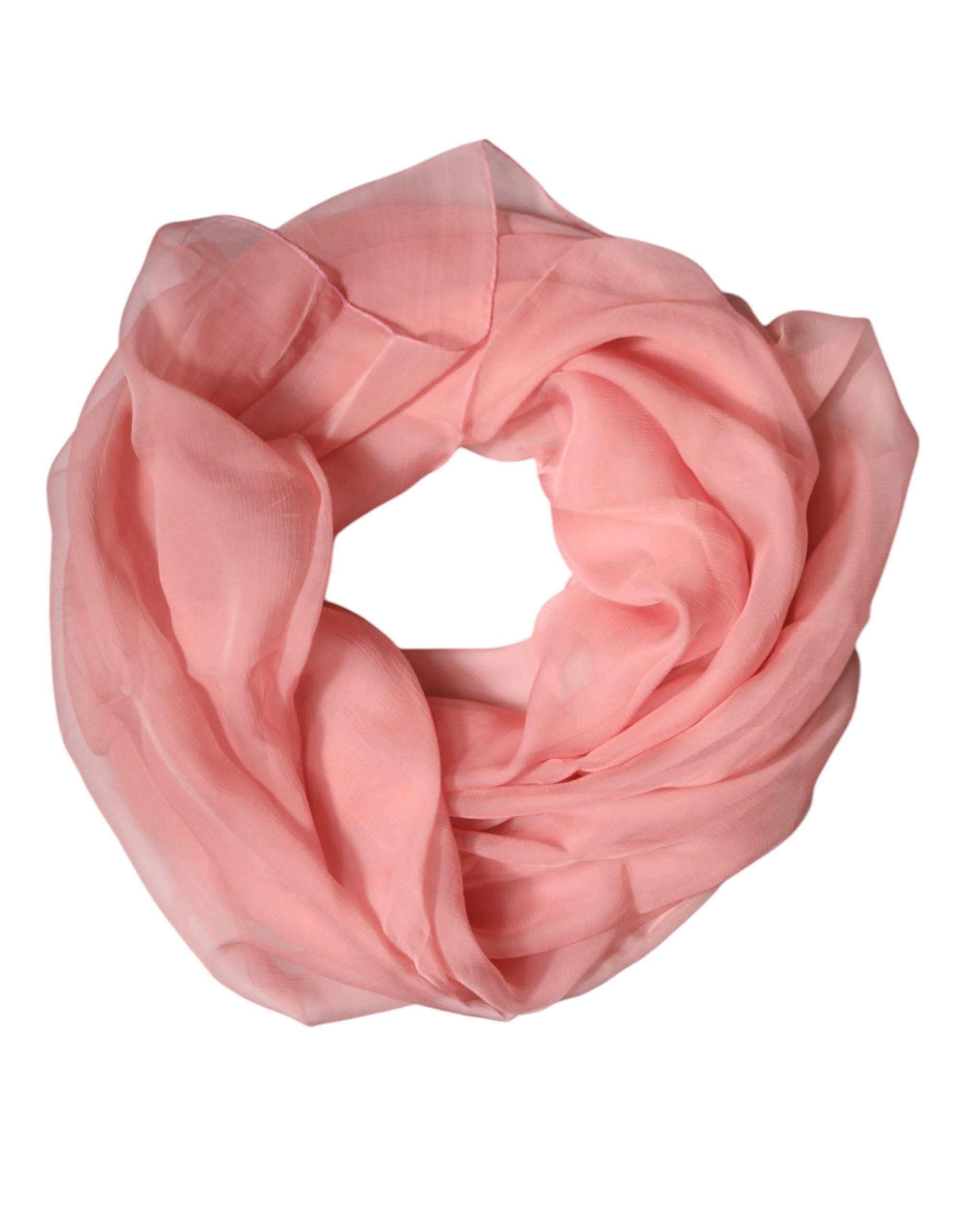 Dolce & Gabbana Pink Silk Rectangle Women Wrap Shawl Scarf -   -  Dolce & Gabbana.