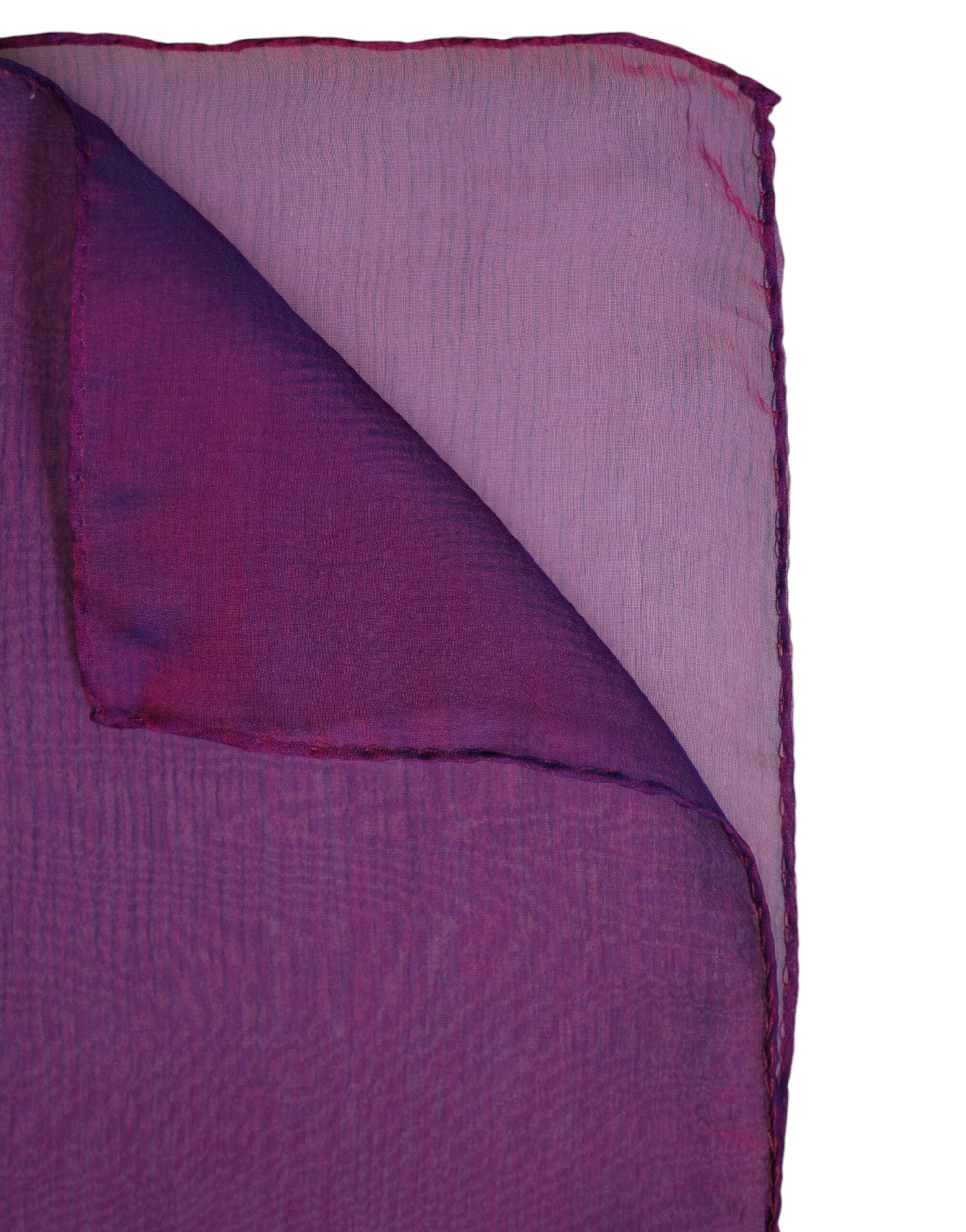 Dolce & Gabbana Purple Silk Rectangle Wrap Shawl Scarf -   -  Dolce & Gabbana.