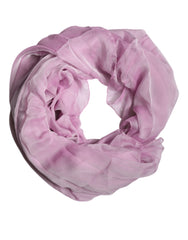 Dolce & Gabbana Pink Silk Rectangle Women Wrap Shawl Scarf -   -  Dolce & Gabbana.