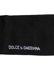 Dolce & Gabbana Black DG Logo Print Cotton Over Calf Socks -   -  Dolce & Gabbana.