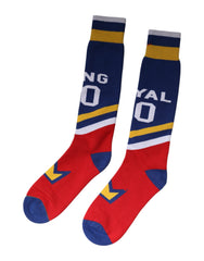 Dolce & Gabbana Multicolor Cotton Stretch Over Calf Socks -   -  Dolce & Gabbana.