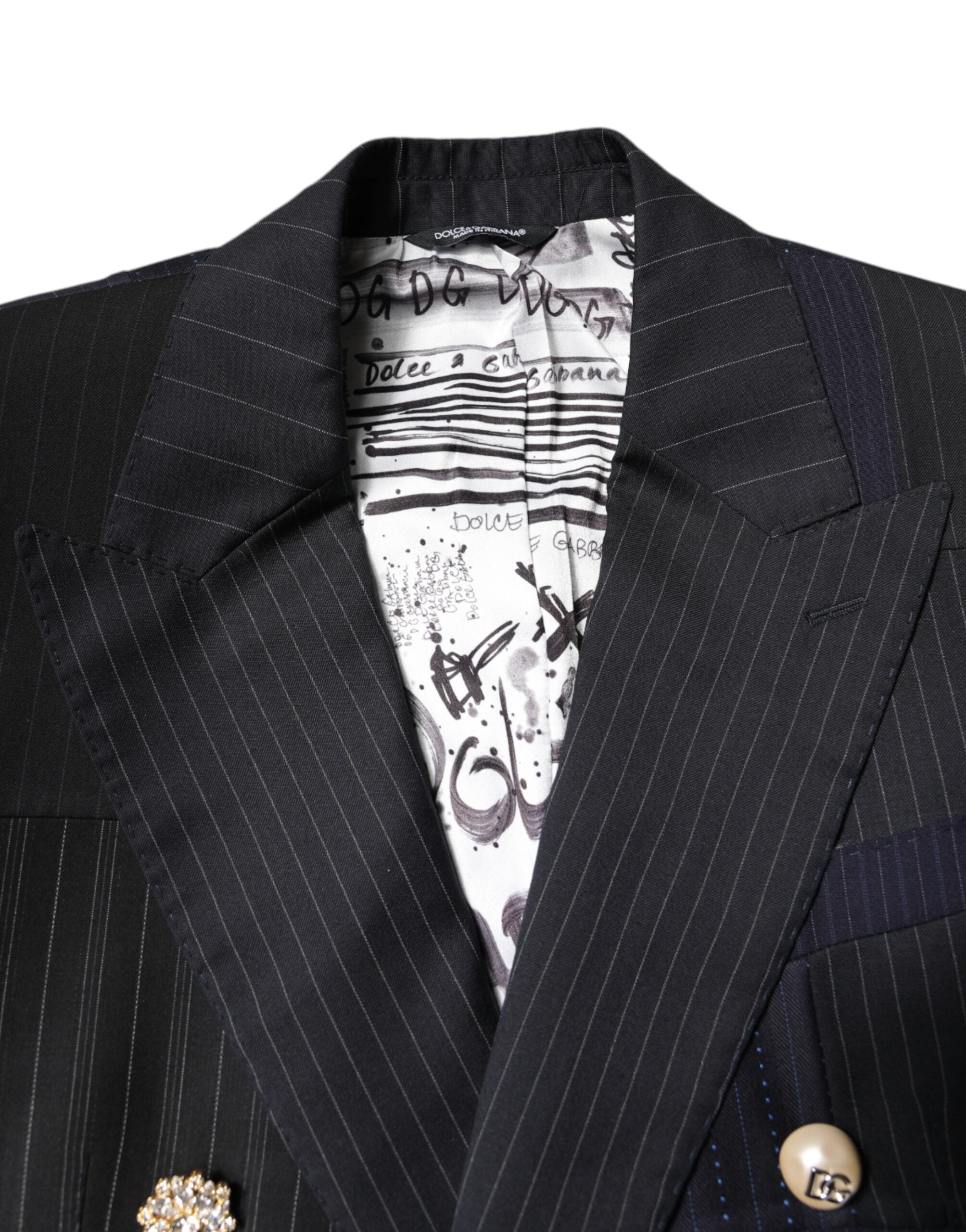 Dolce & Gabbana Multicolor Patchwork Jacket Coat Suit Blazer -   -  Dolce & Gabbana.