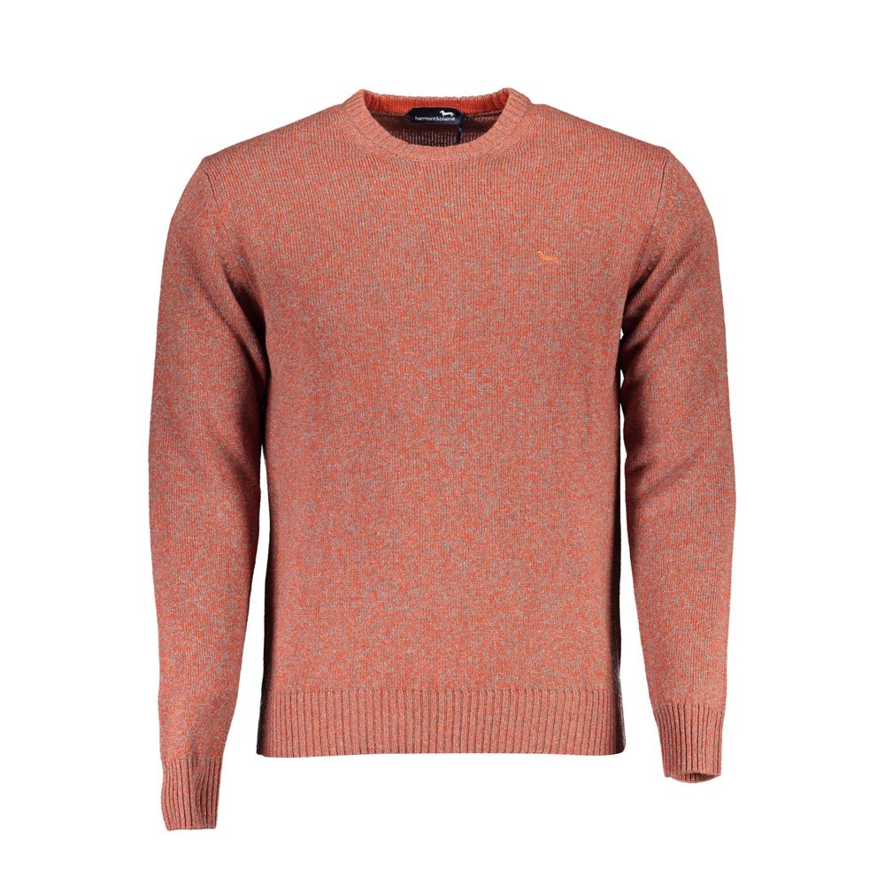 Harmont & Blaine Red Wool Men Sweater -   -  Harmont & Blaine.