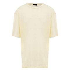 Corneliani Yellow Linen T-Shirt -   -  Corneliani.