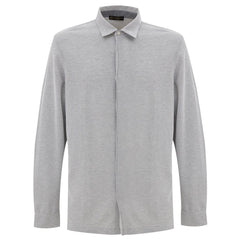 Corneliani Gray Cotton Shirt -   -  Corneliani.