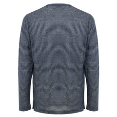 Corneliani Blue Linen Long Sleeve -   -  Corneliani.