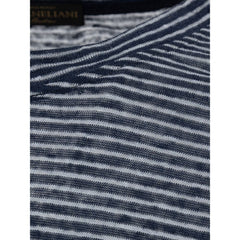 Corneliani Blue Linen Long Sleeve -   -  Corneliani.