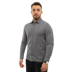 Canali Gray Cotton Shirt -   -  Canali.