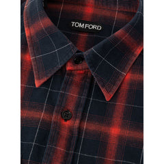 Tom Ford Bicolor Linen Shirt -   -  Tom Ford.