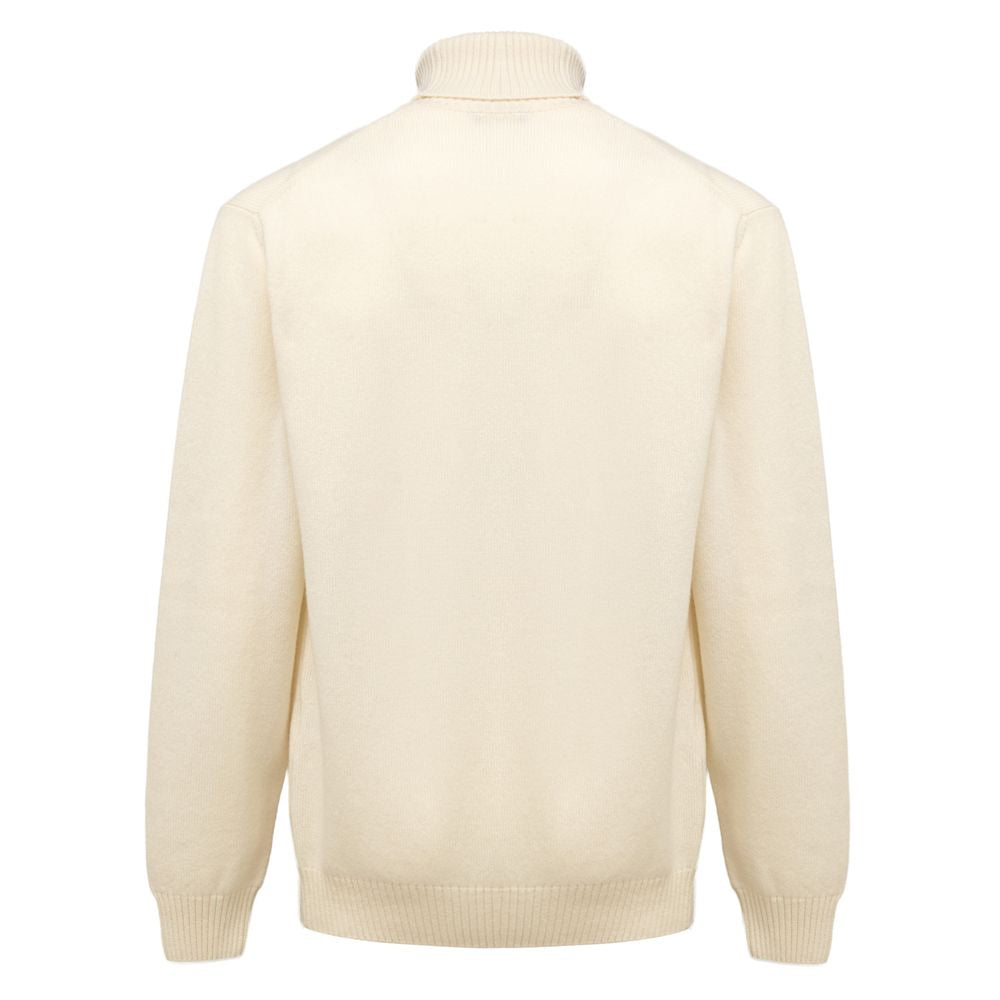 Cruciani White Cashmere Turtleneck -   -  Cruciani.