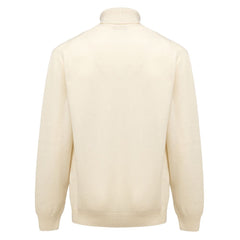 Cruciani White Cashmere Turtleneck -   -  Cruciani.