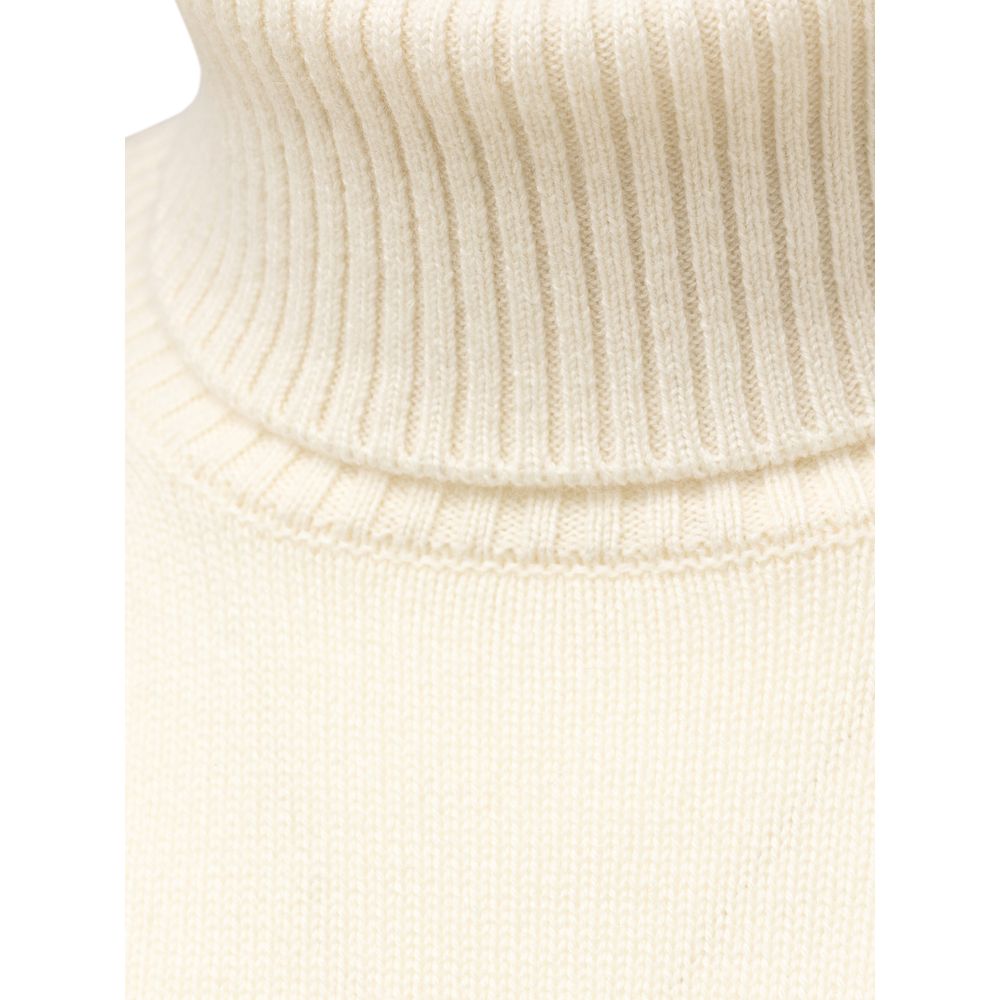 Cruciani White Cashmere Turtleneck -   -  Cruciani.