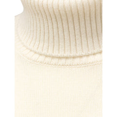 Cruciani White Cashmere Turtleneck -   -  Cruciani.