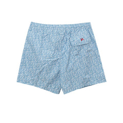 Isaia Blue Polyester Swim Short -   -  Isaia.