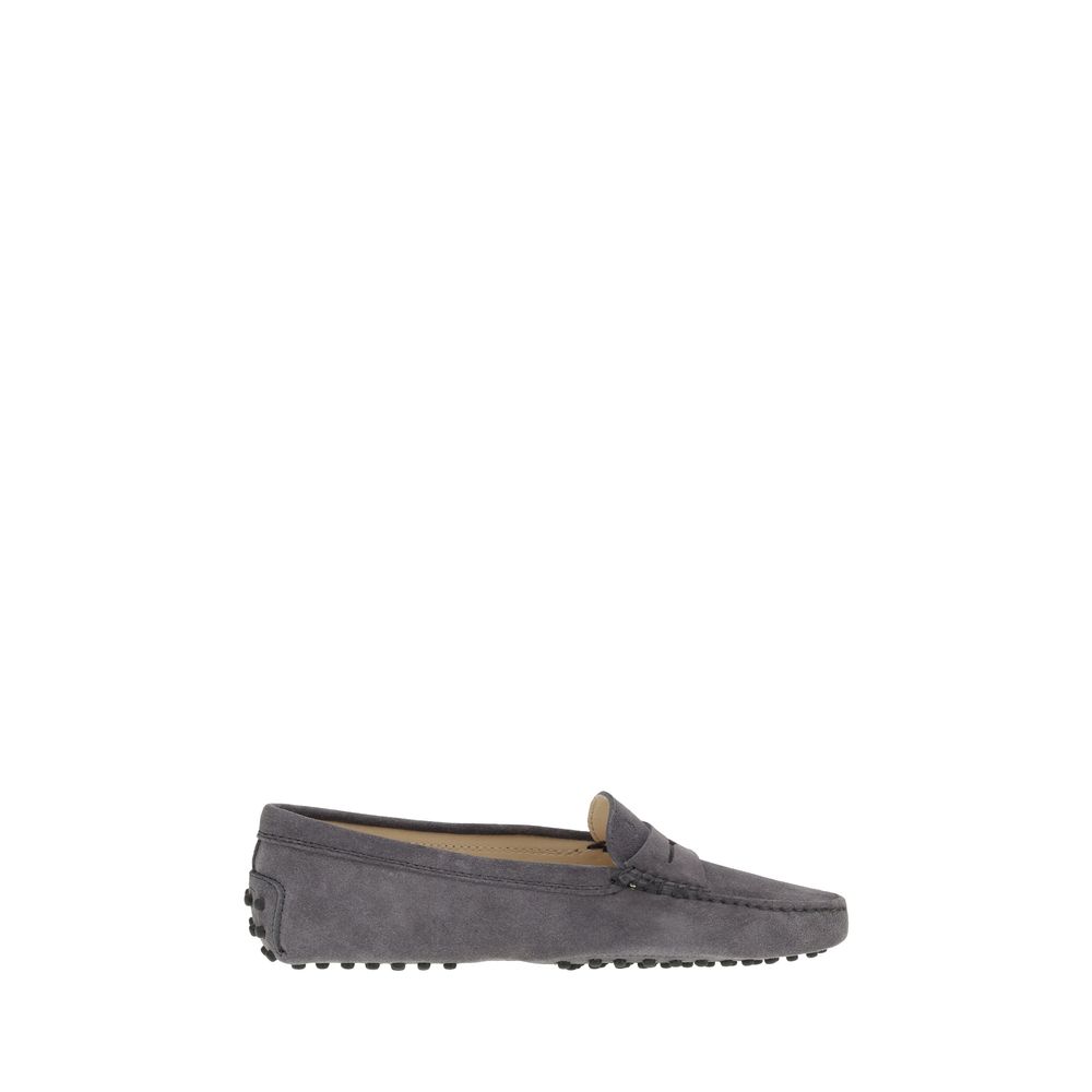Tod's Suede Gommino Loafers -   -  Tod's.