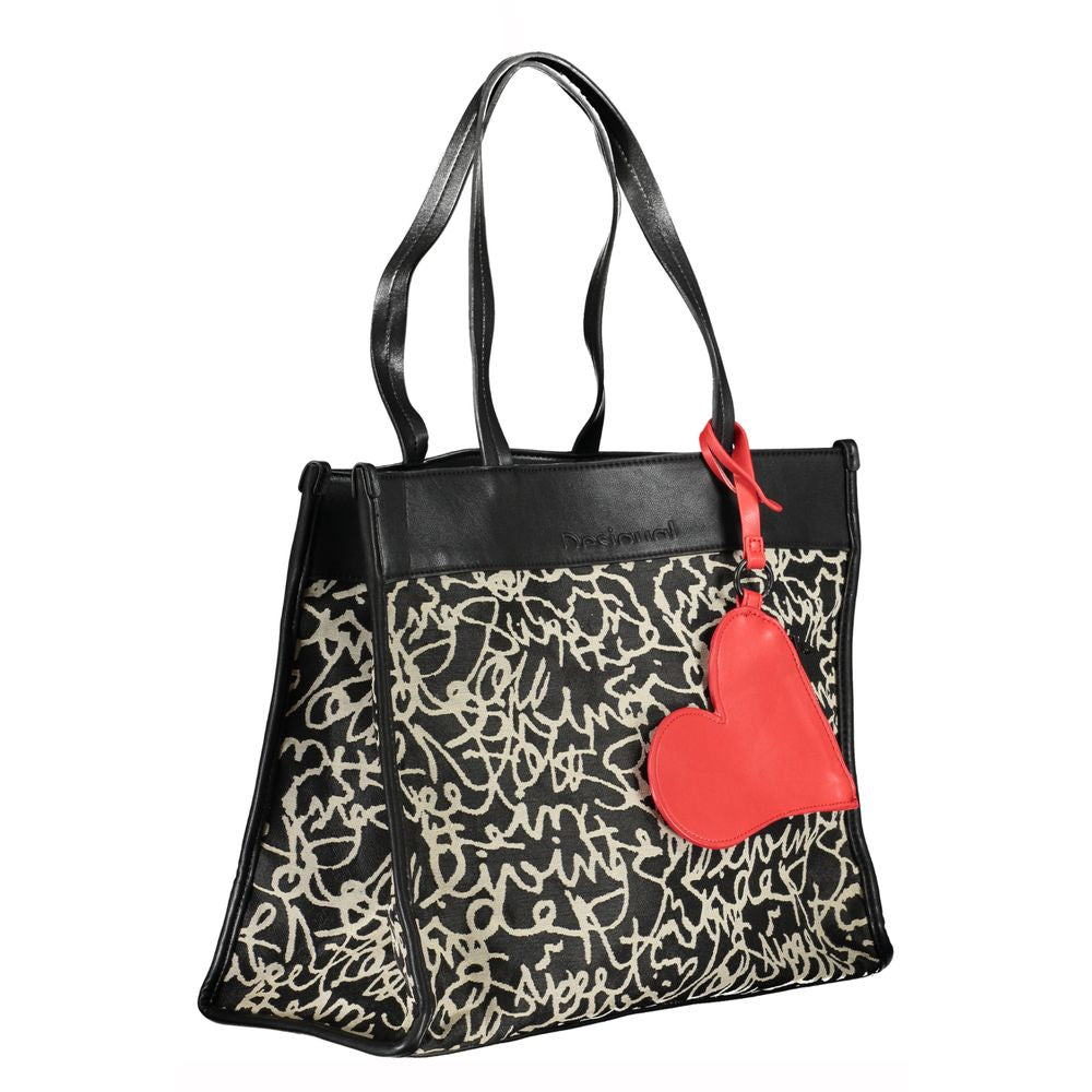 Desigual Black Polyester Handbag -   -  Desigual.