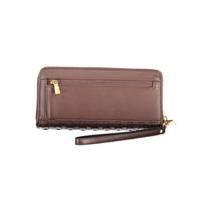 Guess Jeans Chic Brown Polyethylene Wallet with Coin Purse -   -  Guess Jeans.