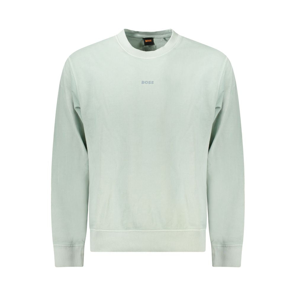 Hugo Boss Green Cotton Men Sweater -   -  Hugo Boss.