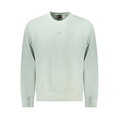 Hugo Boss Green Cotton Men Sweater -   -  Hugo Boss.