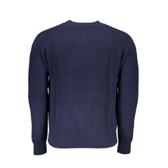 North Sails Blue Cotton Men Sweater -   -  North Sails.